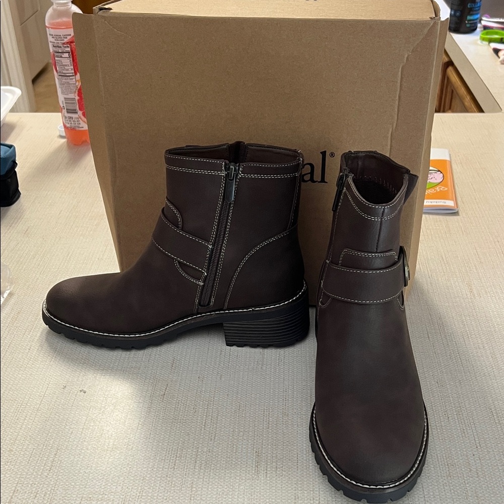 Willow Dark Brown Ankle Booties